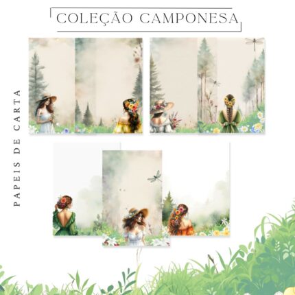 Coleção Camponesa - Papéis de Carta